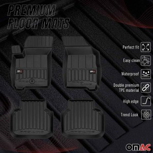 Dodge Journey Floor Mat - Omac - Premium TPE - Black - '09-'20
